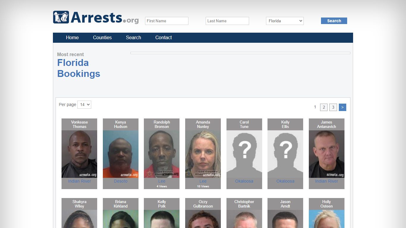 Florida Arrests and Inmate Search